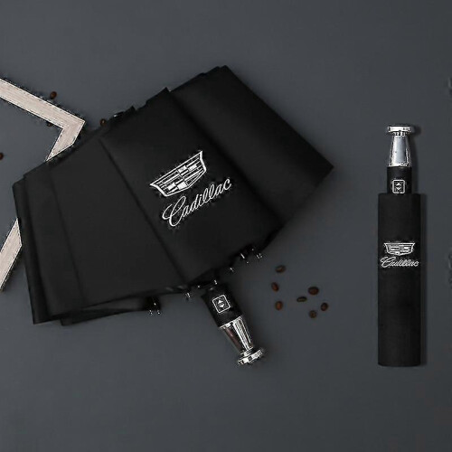 (Cadillac) 2025 Rain Windproof 10-bone Auto Logo Umbrella