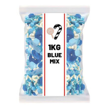 (1kg Blue Sweets Mix) 1kg Value Pick N Mix Sweets Bag