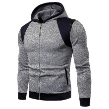 (3XL, Light Gray) Men's  Zip Sports  Hoodie