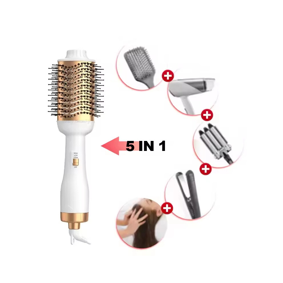 3-in-1 Hot Air Brush with Negative Ion Blow and Comb, Straight
