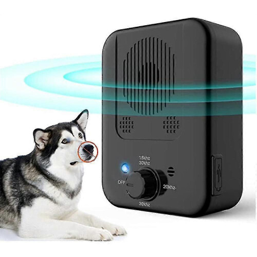 (As show, One size) Ultrasonic Pet Anti-barking Device Dog Bark Control Stop Repeller Silencer Training Tool