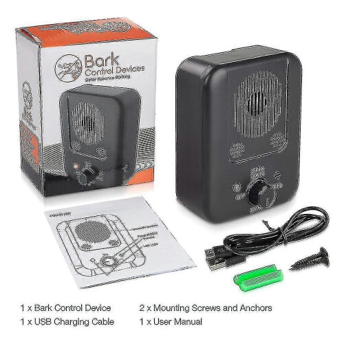 (As show, One size) Ultrasonic Pet Anti-barking Device Dog Bark Control Stop Repeller Silencer Training Tool 2