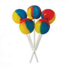 (500g Sweet Pouch) Dobsons Wrapped Tutti Frutti Mega Lollies
