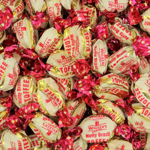 (2.5kg Bulk Bag) Walker's Nonsuch Nutty Brazil Toffees