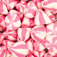 (225g Sweet Pouch) Strawberry Marshmallow Whips