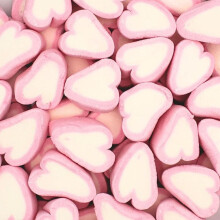 (1kg Bulk Bag) Mallow Hearts
