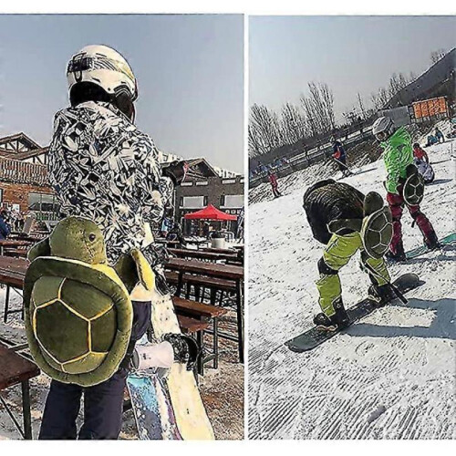 (green) Protective Gear For Skiing Skating Snowboarding Cute Turtle Tortoise Cushion 2