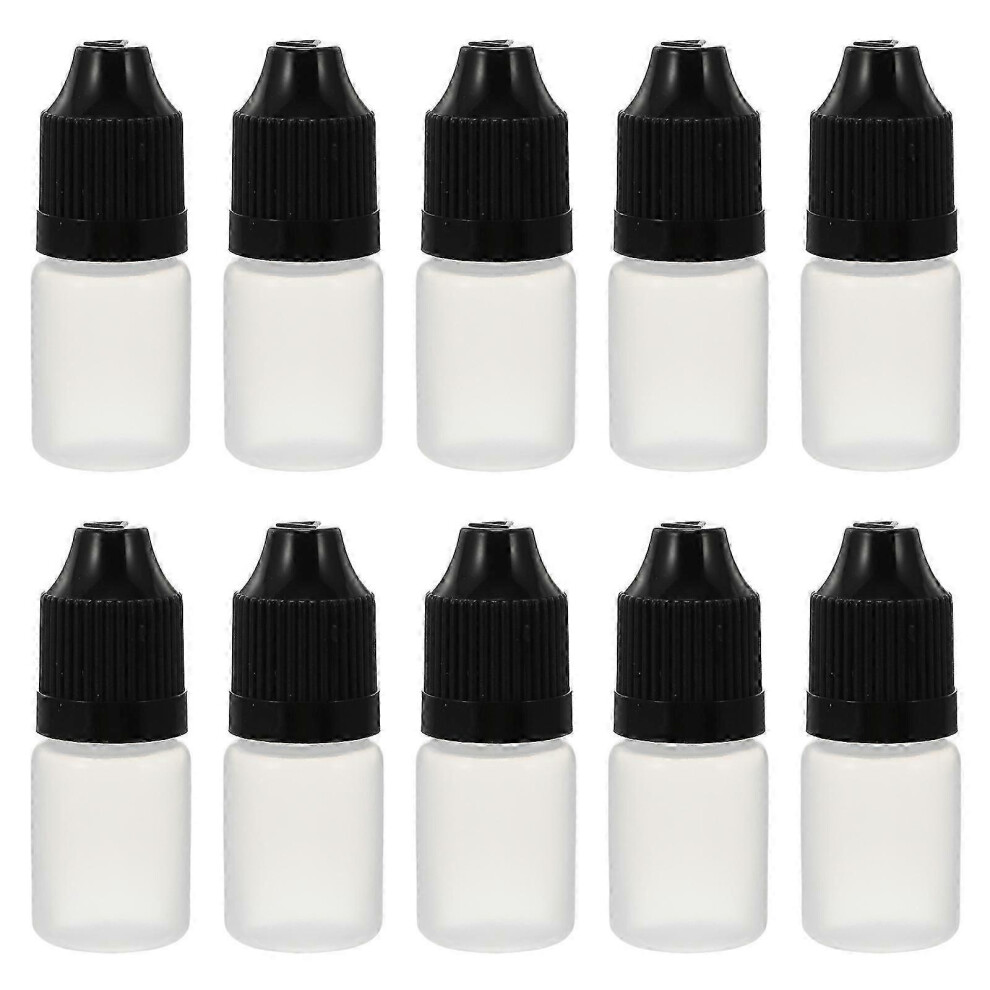 Kikidex (As Show, One Size) 20Pcs 5Ml Eye Liquid Empty Dropper Bottles Plastic Squeezable Dropper Bottles