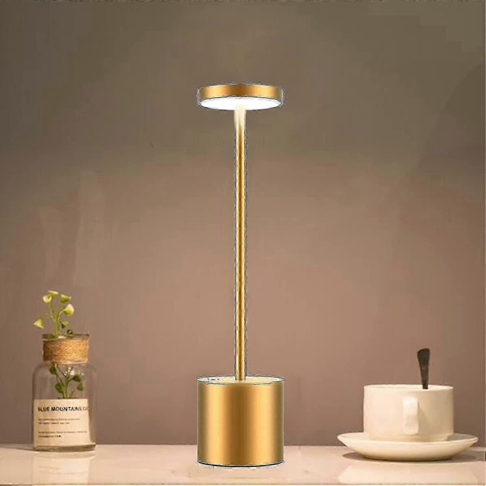 (As show, One size) Cordless Table Lamp - Rechargeable Battery-powered Lamp With 2 Brightness Levels