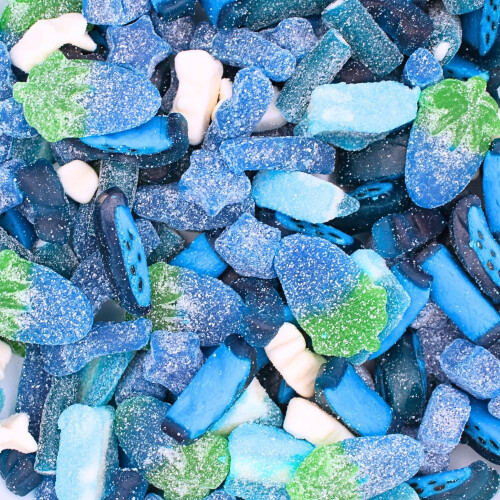 (Blue Sweets Mix) Small Sweet Jar - Retro & Traditional Sweets