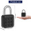 (As show, One size) Combination Lock 6 Digit Password Code Digital Padlock Push Button Safe Padlock Security Padlock Locker Lock Apartment Lock 5