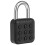 (As show, One size) Combination Lock 6 Digit Password Code Digital Padlock Push Button Safe Padlock Security Padlock Locker Lock Apartment Lock 1