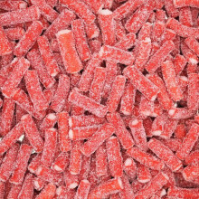(2kg Bulk Bag) Sour Strawberry Pencil Bites