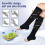 (S M,copper skin tone)Medical Compression Socks Zipper Professional Leg Support Thickened Women's Socks 3