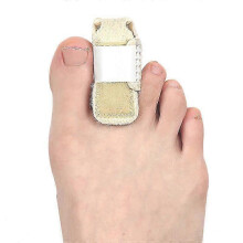 (L, Natural) Toe Splint Toe Straightener Toe Wrap for Hammertoe Bent Claw and Crooked Toe to Align and Support Toes Foot Care