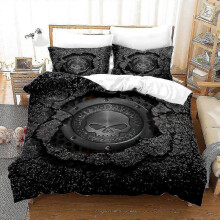 (US TWIN 173x218cm) Hd-5 3d Printed Harley Davidson Motor Cycles 2/3pcs Bedding Set Duvet Cover Quilt Cover Pillowcase
