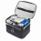 (black) Large Cosmetic Case Makeup Bag Storage Box Handle Organizer 2