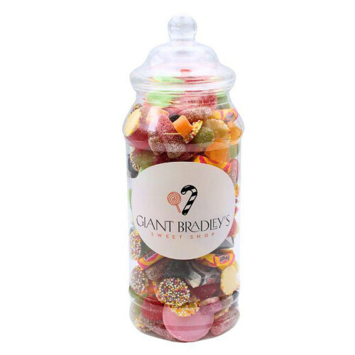 (Fruit Pastilles) Medium Sweet Jar - Retro & Traditional Sweets 1