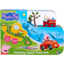 Peppa Pig Whizz Around Clickety Clack Train Set Véhicules motorisés Track Toys