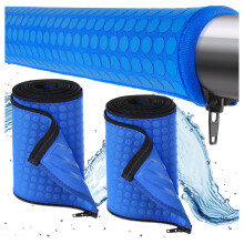 2 Pack Neoprene Pool Handrail Covers, 6 Foot Swimming Pool Hand Railing Covers with Enhanced Zipper