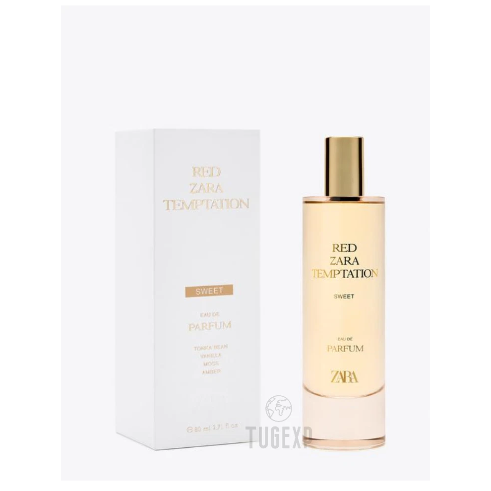 Zara Temptation Sweet 80 Ml - 2.71 Oz Women Fragrance Eau De Parfum Red