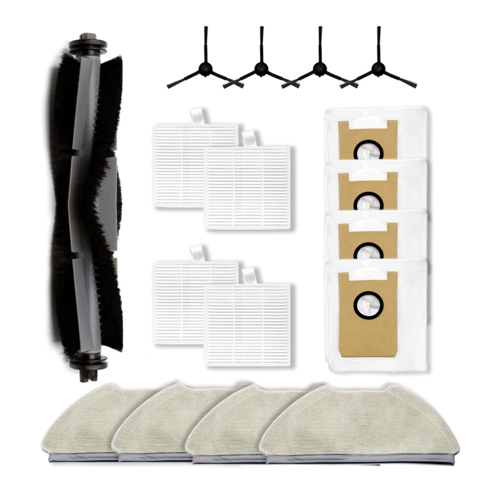 Set Da 17 Pezzi Per Robot T20+, Spazzola Principale, Filtro, Spazzola Laterale
