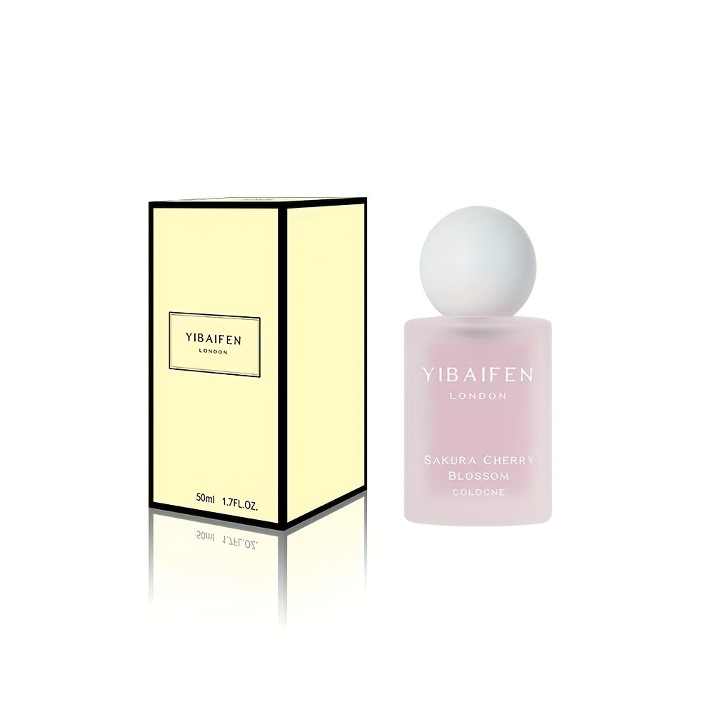 Pink/Peach (-Cherry Bloosm) 1.7Fl.oz Natural Fragrance Honey Cherry Blossom Perfume Spray For Women Parfum Cologne