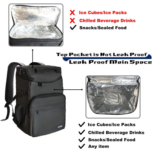 Cooler Backpack, 35/50 Can Backpack Cooler Leakproof, Insulated Soft Cooler Bag 1