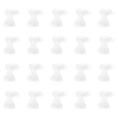 500 peças pinos de pressão brancos fecho de etiqueta de preço de 5 polegadas 130 mm