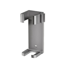 Haarkrultang Aluminium Wandhouder Organizor Grijs