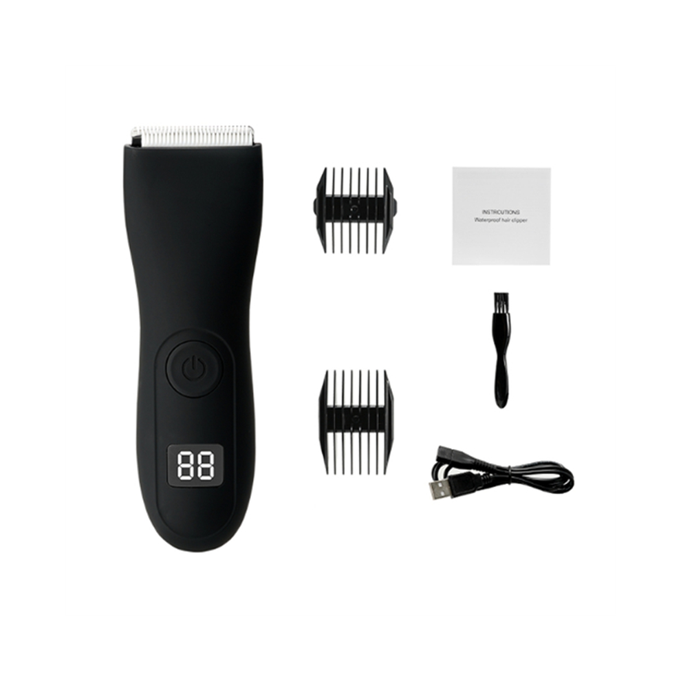 Markenlos Electric Groin Hair Trimmer Body Groomer Shaver