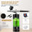 Airbrush Kit Rechargeable Airbrush Compressor, 30PSI High Pressure 6