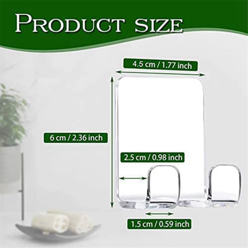 9 Pieces Acrylic Self Adhesive Razors Holder Hooks Shower Hook 1
