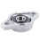 KFL000 Boring Indvendig 10 mm Flange Kuglemonterede Pudebloklejer 1