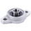 KFL000 Boring Indvendig 10 mm Flange Kuglemonterede Pudebloklejer 2