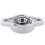 KFL000 Boring Indvendig 10 mm Flange Kuglemonterede Pudebloklejer 4