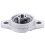 KFL000 Boring Indvendig 10 mm Flange Kuglemonterede Pudebloklejer 3