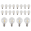 20Pcs G40 LED Glühbirnen E12 Schraube Basis für Solar String Lichter Warm 3