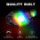 RGB LED Rock Lights Kit, 4 pods Underglow Multicolor Neon Light Pod with Bluetooth App Control 4