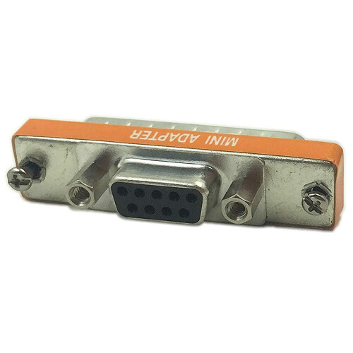 DB9 Hun til DB25 Han Mini Seriel Port Kabeladapter Kønsskifter 1