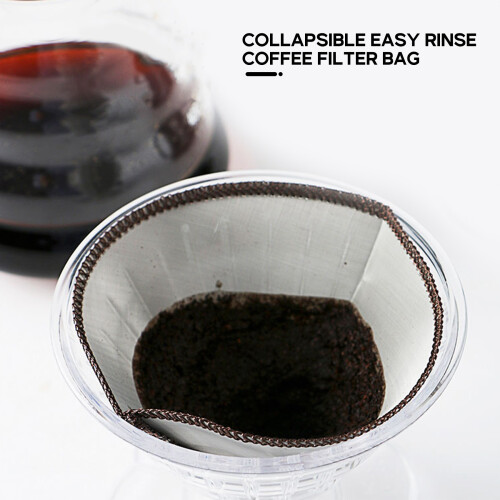 Reusable Coffee Filter Stainless Steel 3 To 4 Cup Coffee Drip Filter 2