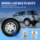 5Pcs Wheel Lug Bolt Stud Nut LR001381 for 2 / 4