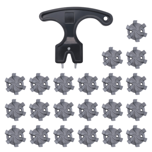 20Pcs Golf Shoe Spikes Replacements,Golf Shoe Cleats with Spanner 1