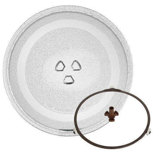 Universal Microwave Glass Turntable Plate, Round Replacement 24.5cm