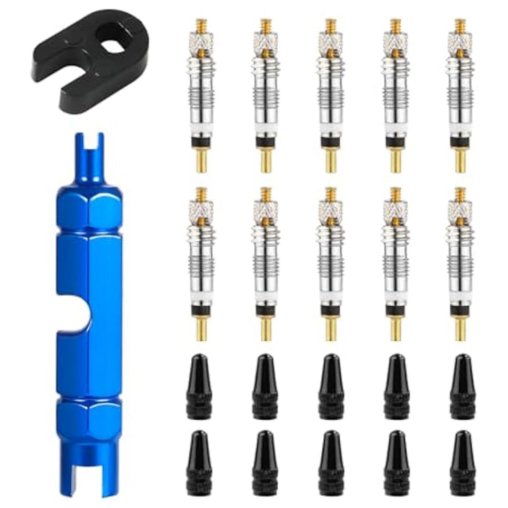 10 Pezzi Di Nucleo Valvola Per Presta, Nucleo Valvola Per Bicicletta Di Ricambio