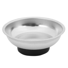 Magnetiska delar i rostfritt stål, skålverktyg, skruvar, silver, 7,5 cm