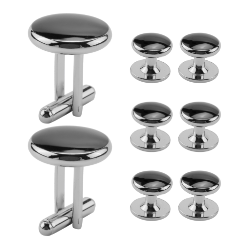 Cufflinks and Studs Set for Shirts 2 Cufflinks and 6 Studs 2