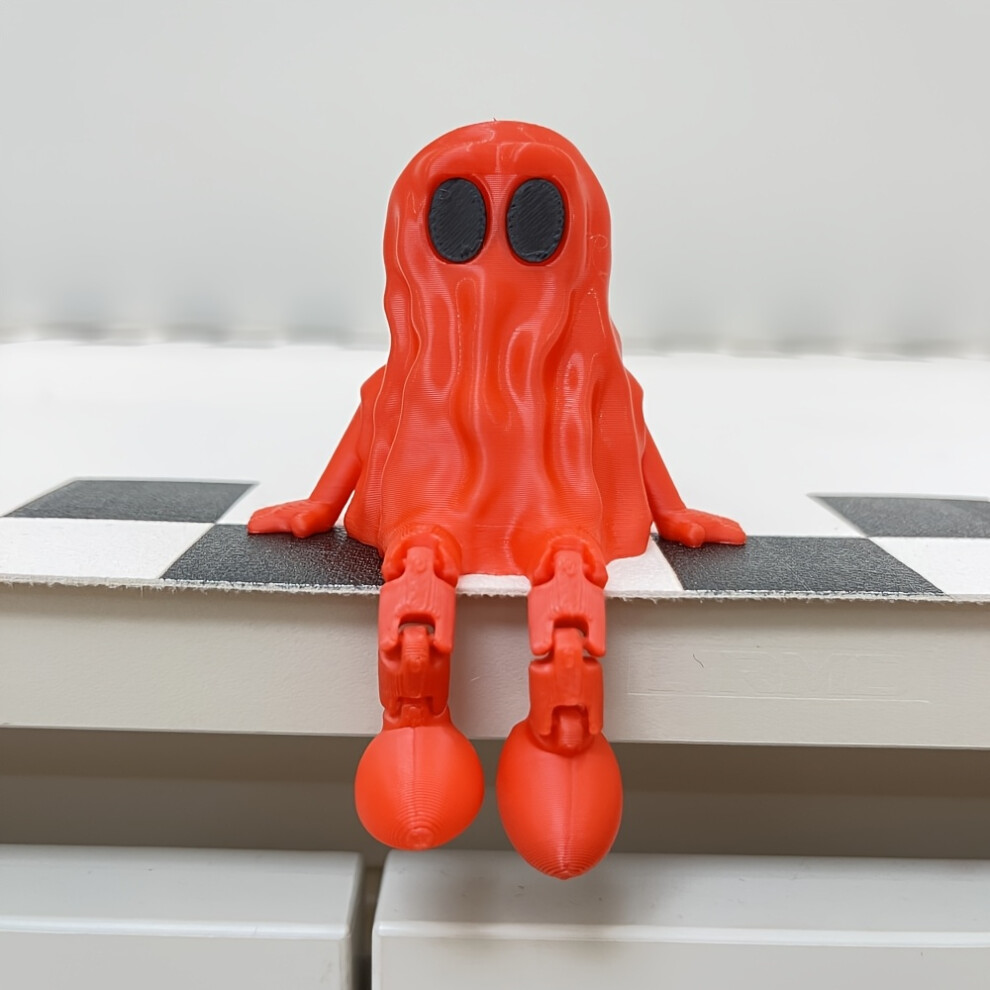 (Red Ghost 1pc) New Halloween 3D Printed Articulated Figurine - Party Decoration Accessory for Spooky Night Celebrations and Costume Gifts-image-OPC-PHZ6YG6-NEW