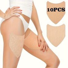 (10pcs) 10/20/30/50pcs Anti-Friction Thigh Guards - Unisex Invisible Zipper Liner for Running, Cycling & Summer Sports -Protective Cushioning