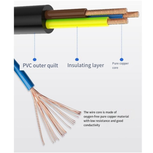 Cable Powercon con conector combinado y línea de señal XLR (A) 2